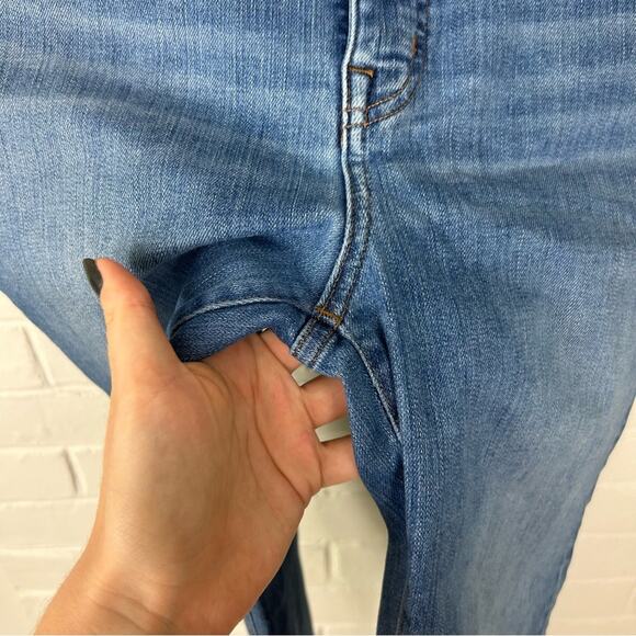 🍓Madewell 11” High Rise Skinny Crop Denim Jeans Size 28 - Picture 7 of 9